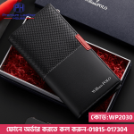 05: WP2030-Black| WilliamPolo High Quality Large Capacity Cow Leather Zipper Wallets for Men - Image 5