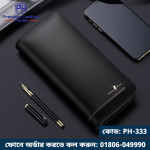 02: PH333-Black | WILLIAMPOLO Luxury RFID long Genuine Leather Card Holder - Image 3