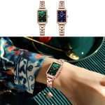 CURREN 9082 Blue | Original Brand Stainless Steel Band Wrist Watch For Women - Image 2