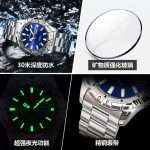 14.POEDAGAR 959 Full Black | Luxury Quartz Man Watch Luminous Date Week Men Watch Military Stainless Steel Men's Watches Sport Male Clock - Image 3