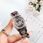 MICHAEL KORS MK Rose Silver-Black | Stainless Steel Fashionable Watch